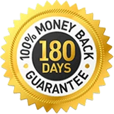 glucostra 180 Days Money Back Guarantee Badge